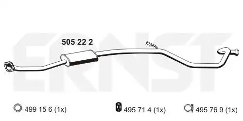 средно гърне ERNST 505222