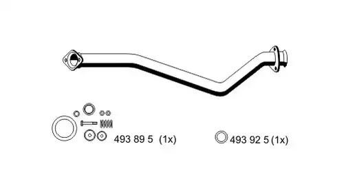 изпускателна тръба ERNST 515412