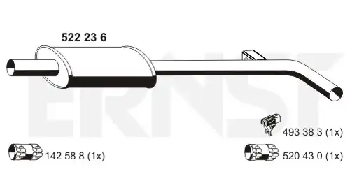 средно гърне ERNST 522236