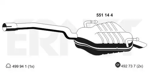 крайно гърне ERNST 551144