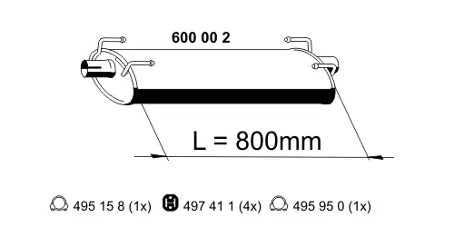 средно гърне ERNST 600002