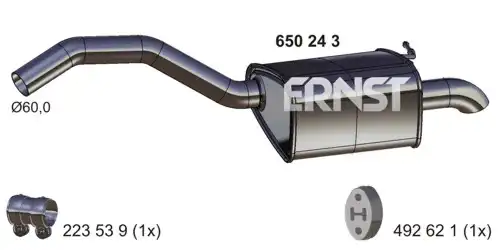 крайно гърне ERNST 650243