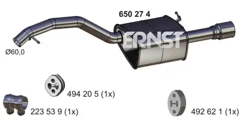 крайно гърне ERNST 650274