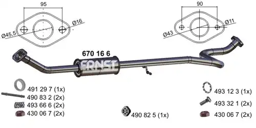 средно гърне ERNST 670166