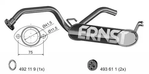 крайно гърне ERNST 685108