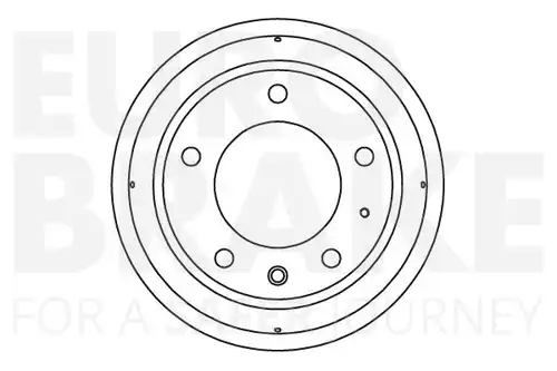 спирачен барабан EUROBRAKE 5825251212