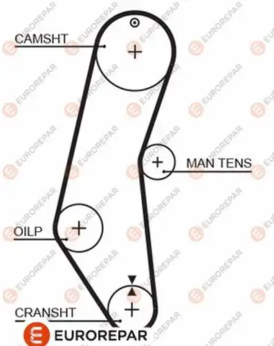 Ангренажен ремък EUROREPAR 1633139580