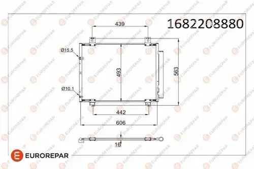 кондензатор, климатизация EUROREPAR 1682208880