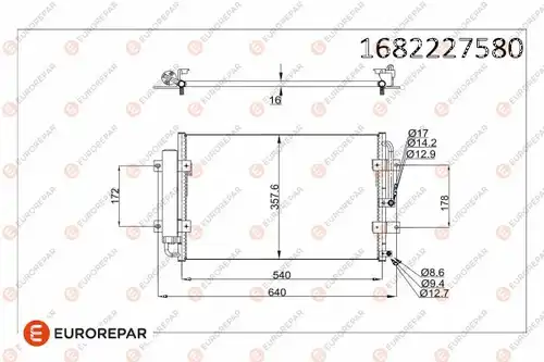 кондензатор, климатизация EUROREPAR 1682227580