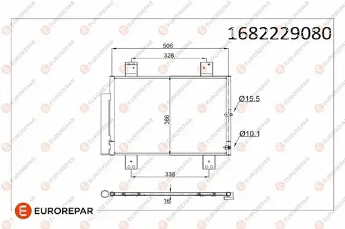 кондензатор, климатизация EUROREPAR 1682229080