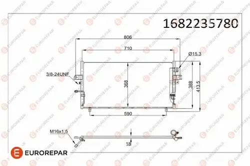 кондензатор, климатизация EUROREPAR 1682235780