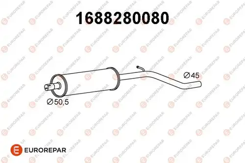 предно гърне EUROREPAR 1688280080