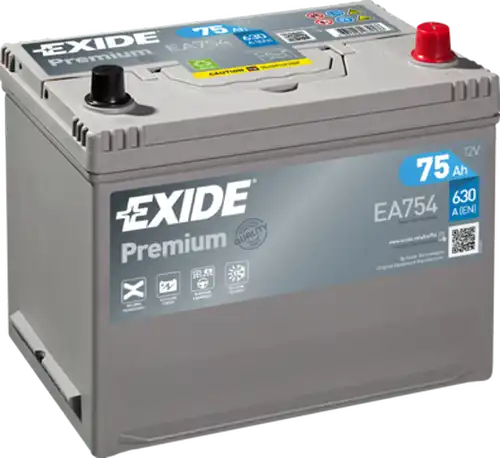 стартов акумулатор EXIDE EA754