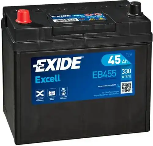 стартов акумулатор EXIDE EB455