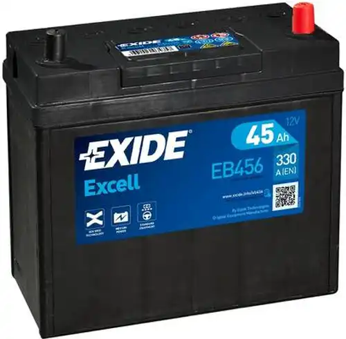 стартов акумулатор EXIDE EB456