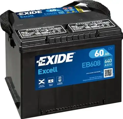 стартов акумулатор EXIDE EB608