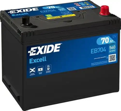 стартов акумулатор EXIDE EB704