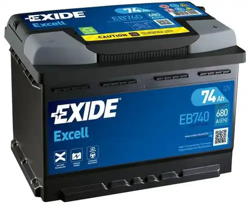 стартов акумулатор EXIDE EB740