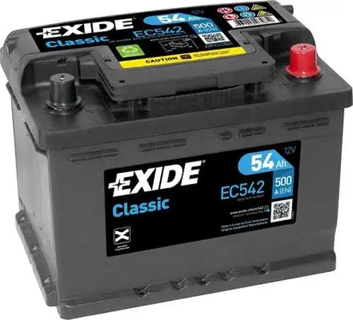 стартов акумулатор EXIDE EC542