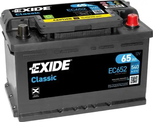 стартов акумулатор EXIDE EC652