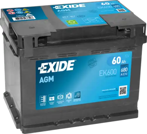 стартов акумулатор EXIDE EK600