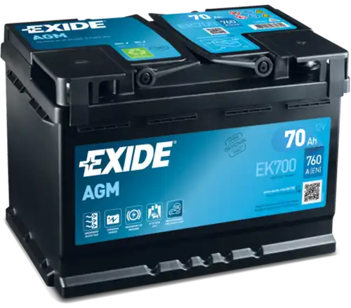 стартов акумулатор EXIDE EK700