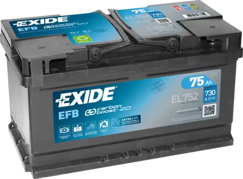 стартов акумулатор EXIDE EL752