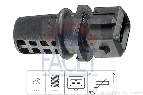 датчик, температура на входящия въздух FACET 10.4008