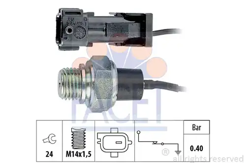 датчик за налягане на маслото FACET 7.0144