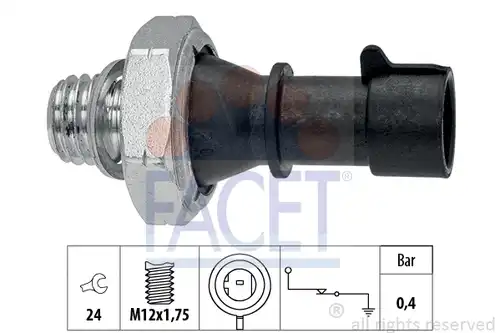 датчик за налягане на маслото FACET 7.0222