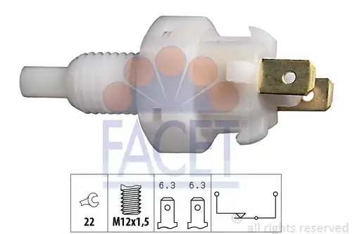 ключ за спирачните светлини FACET 7.1004