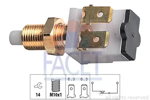 ключ за спирачните светлини FACET 7.1007