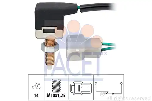 ключ за спирачните светлини FACET 7.1057