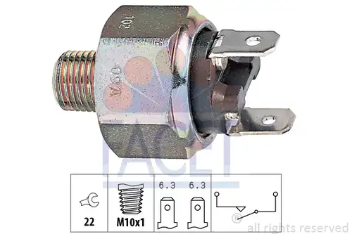 ключ за спирачните светлини FACET 7.1102