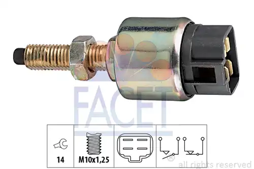 ключ за спирачните светлини FACET 7.1125