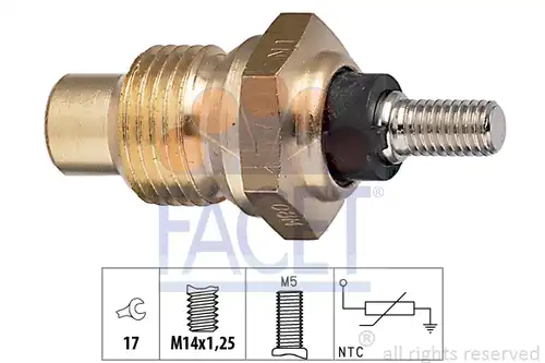 датчик, температура на охладителната течност FACET 7.3003