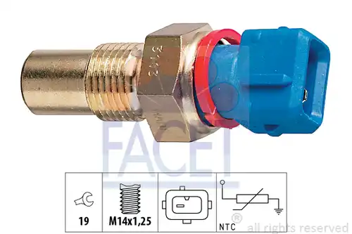 датчик, темература на маслото FACET 7.3113