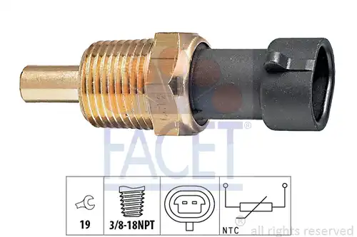 датчик, темература на маслото FACET 7.3129