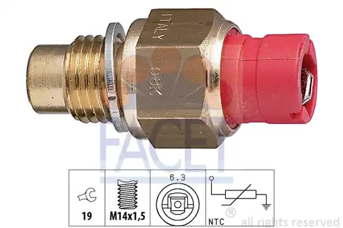 датчик, темература на маслото FACET 7.3267