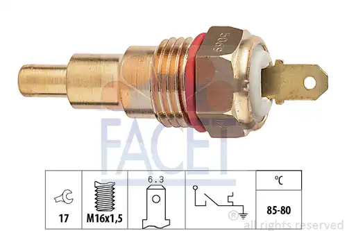 термошалтер, вентилатор на радиатора FACET 7.5068