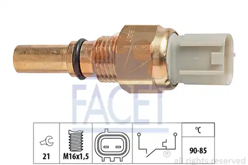 термошалтер, вентилатор на радиатора FACET 7.5267