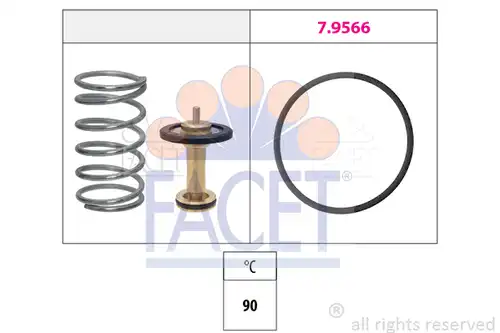 термостат, охладителна течност FACET 7.7945