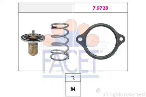 термостат, охладителна течност FACET 7.7970