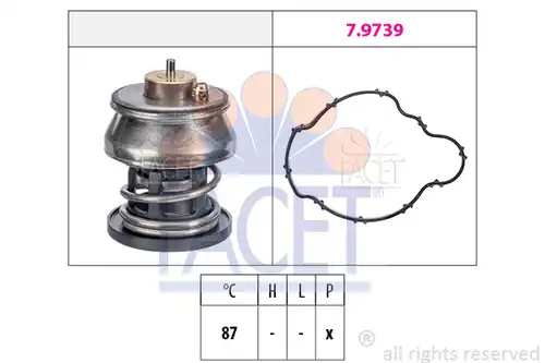термостат, охладителна течност FACET 7.7976