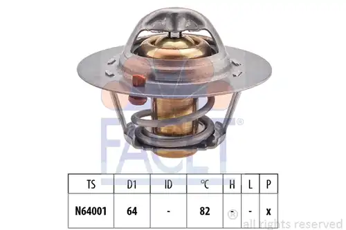 термостат, охладителна течност FACET 7.7992S