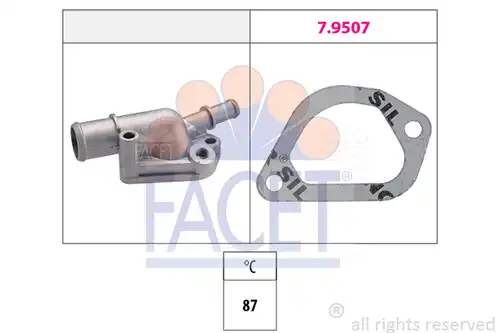 термостат, охладителна течност FACET 7.8155