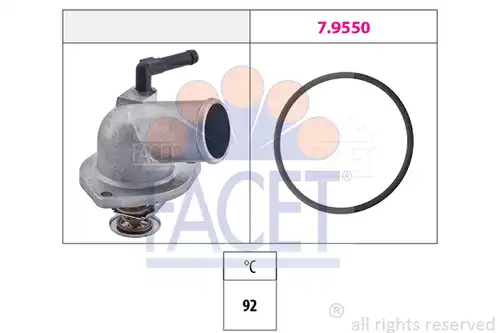 термостат, охладителна течност FACET 7.8157