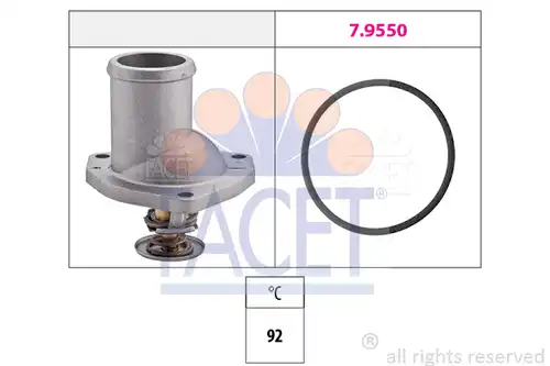 термостат, охладителна течност FACET 7.8188