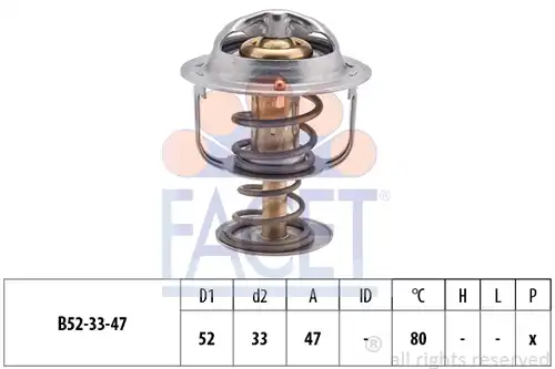 термостат, охладителна течност FACET 7.8205S