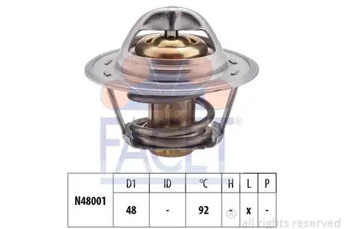термостат, охладителна течност FACET 7.8207S